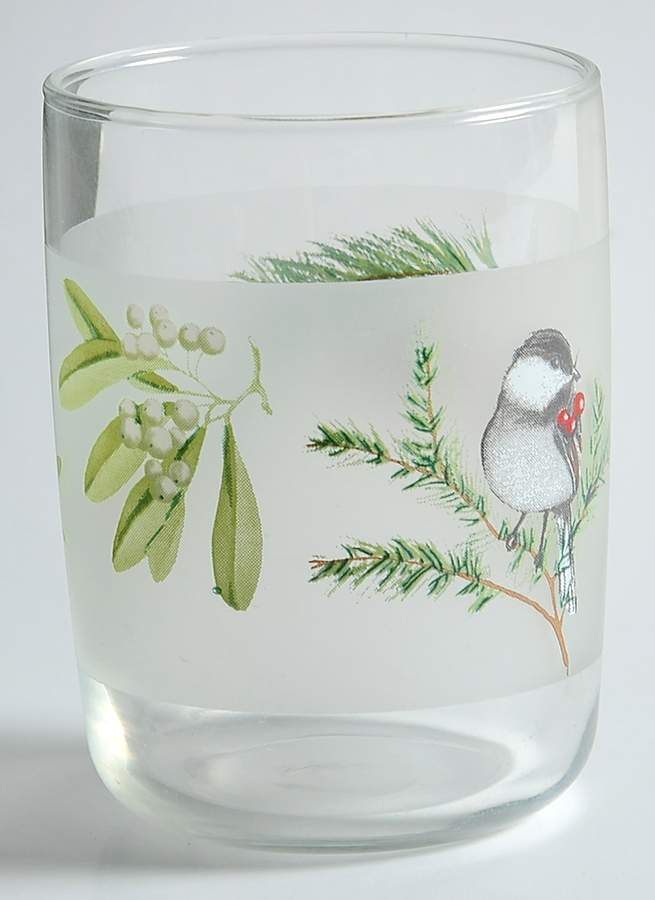 Winterwood Green 8 Oz Glassware Juice by Pfaltzgraff-1