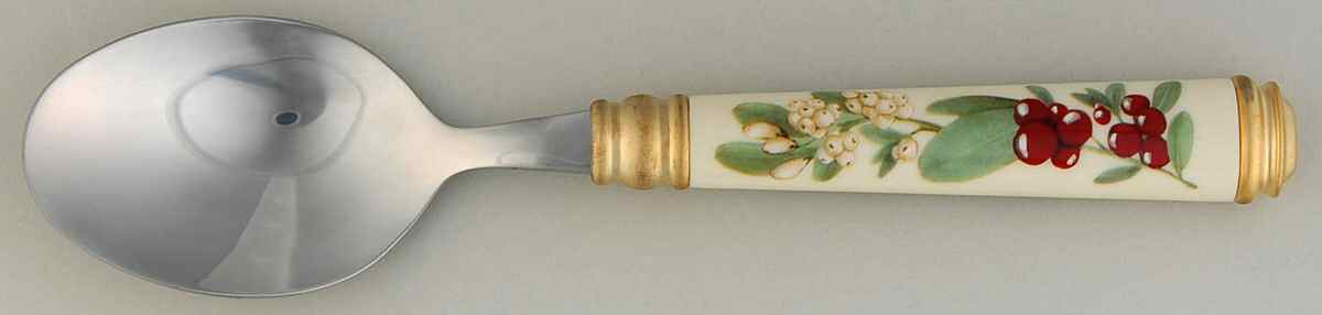 Winterwood Green Place/Oval Soup Spoon by Pfaltzgraff-1