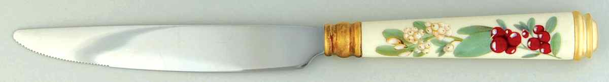 Winterwood Green Large Dinner Knife by Pfaltzgraff-1