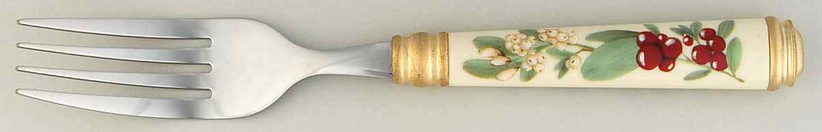 Winterwood Green Dinner Fork (7 1/2" or Larger) by Pfaltzgraff-1