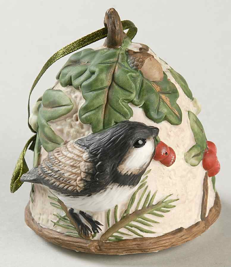 Winterwood Green Bell Ornament by Pfaltzgraff-1