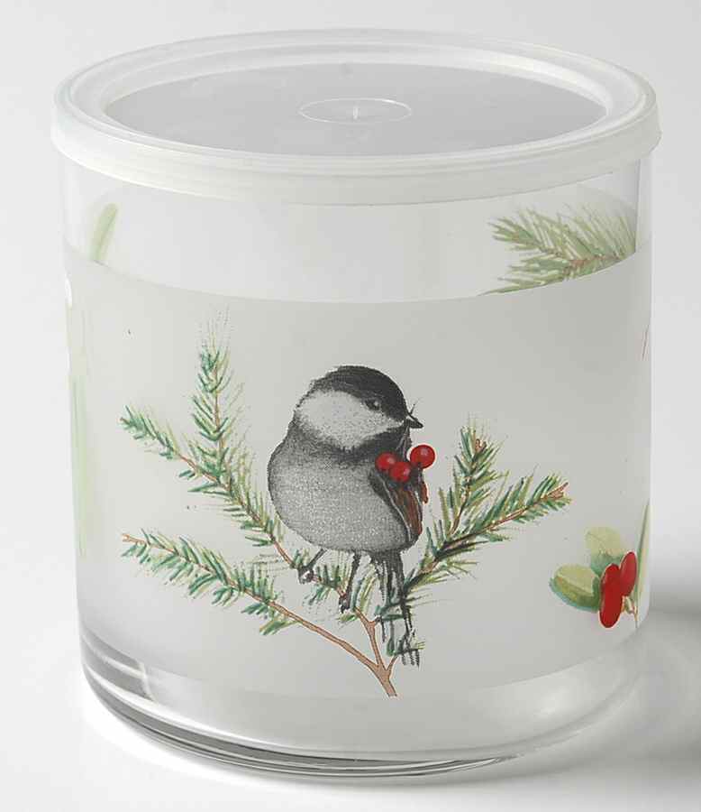 Winterwood Green Medium Glassware Storage Jar & Lid by Pfaltzgraff-1
