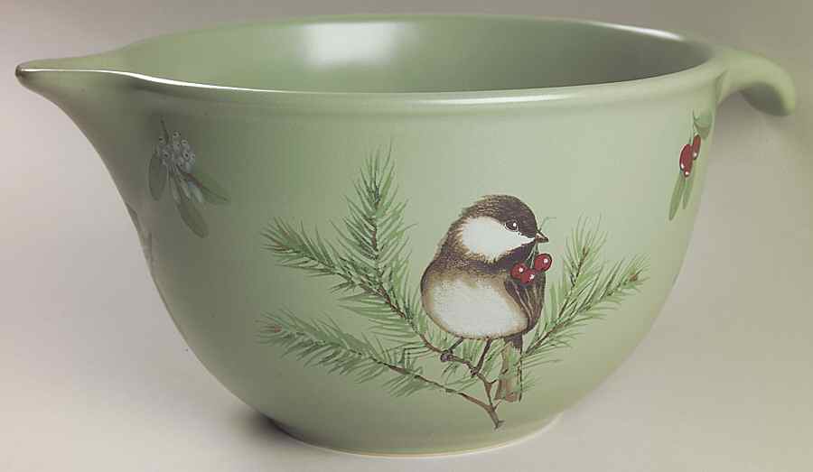 Winterwood Green Oversize Batter Bowl by Pfaltzgraff-1