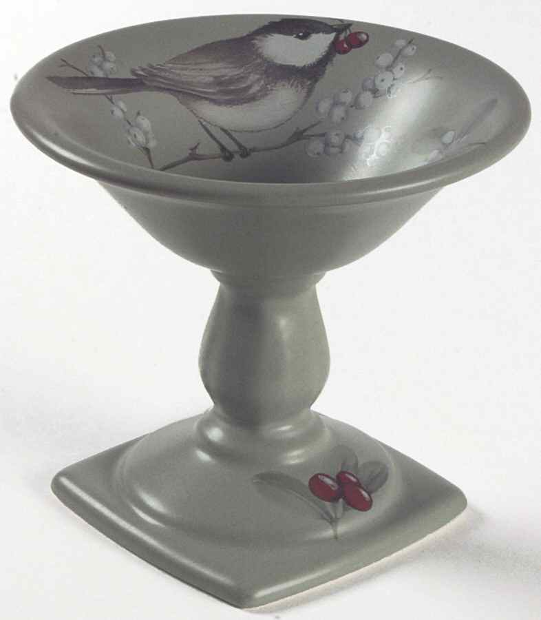 Winterwood Green Bird Bath Votive by Pfaltzgraff-1