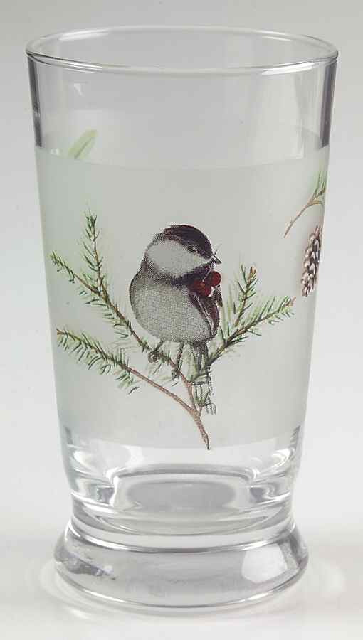 Winterwood Green 8 Oz Glassware Juice by Pfaltzgraff-1
