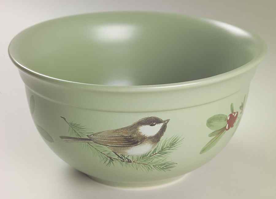 Winterwood Green 8" Mixing Bowl by Pfaltzgraff-1