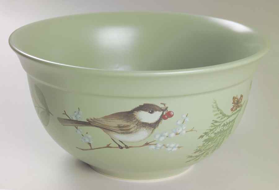 Winterwood Green 9" Mixing Bowl by Pfaltzgraff-1