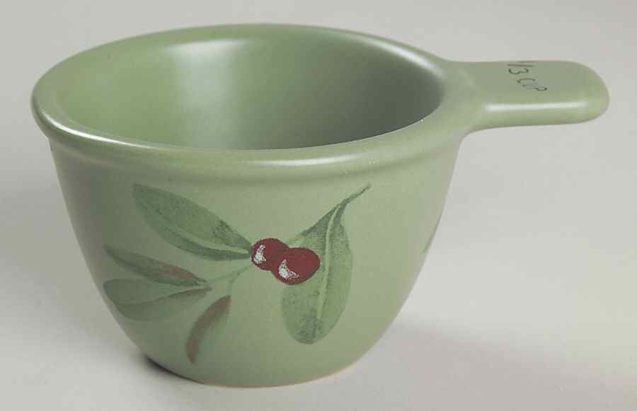Winterwood Green 1/3 Cup Measuring Cup by Pfaltzgraff-1