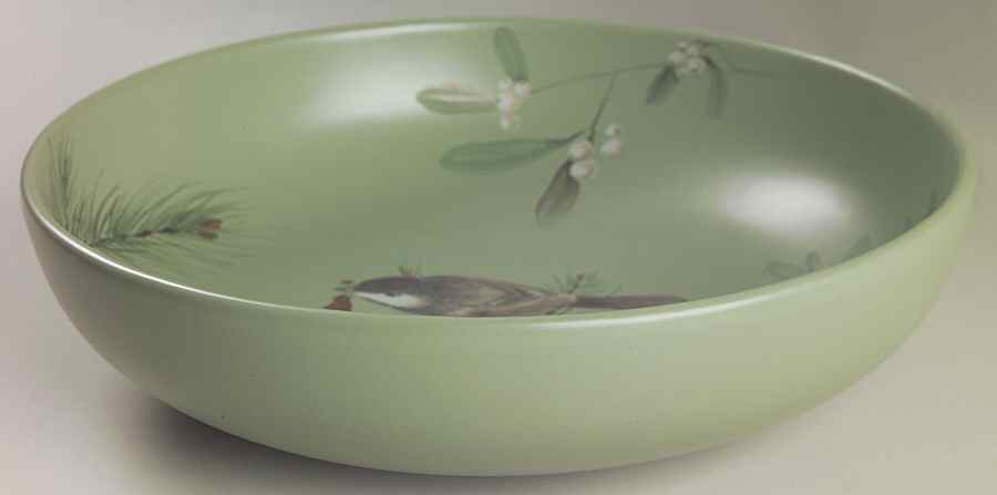 Winterwood Green 10" Large Salad Serving Bowl by Pfaltzgraff-1