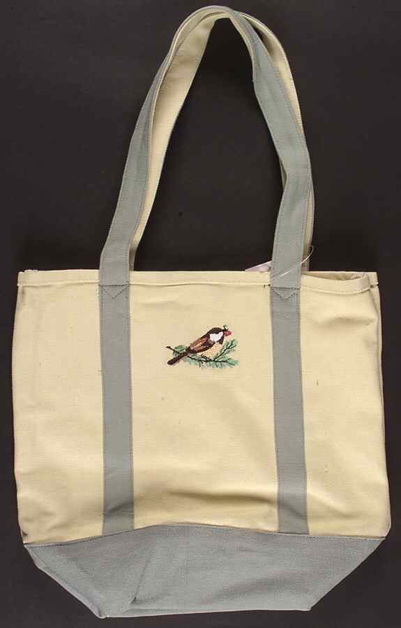 Winterwood Green Small Cloth Tote Bag by Pfaltzgraff-1