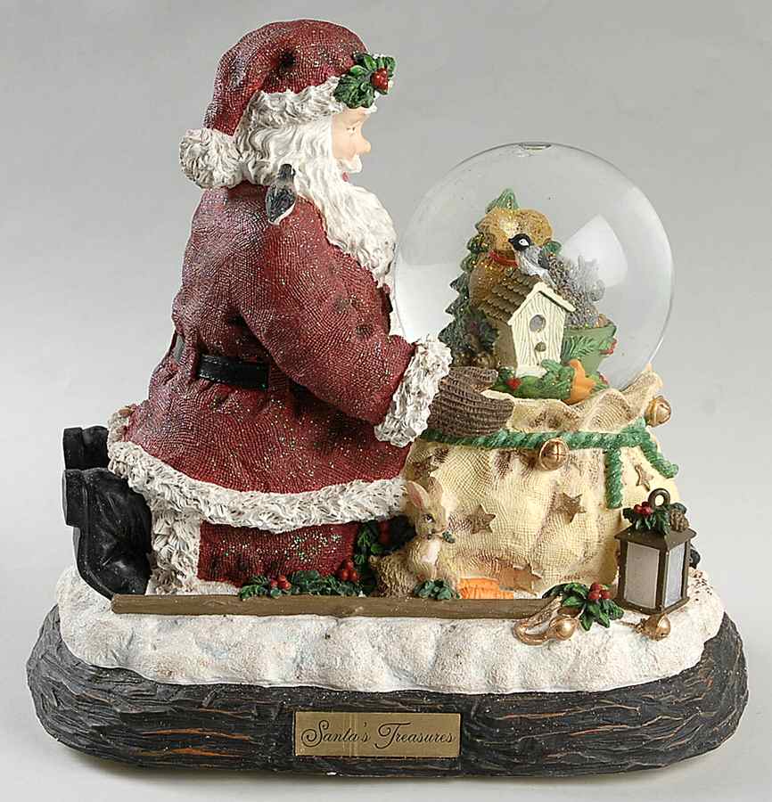 Winterwood Green Snow Globe by Pfaltzgraff-1