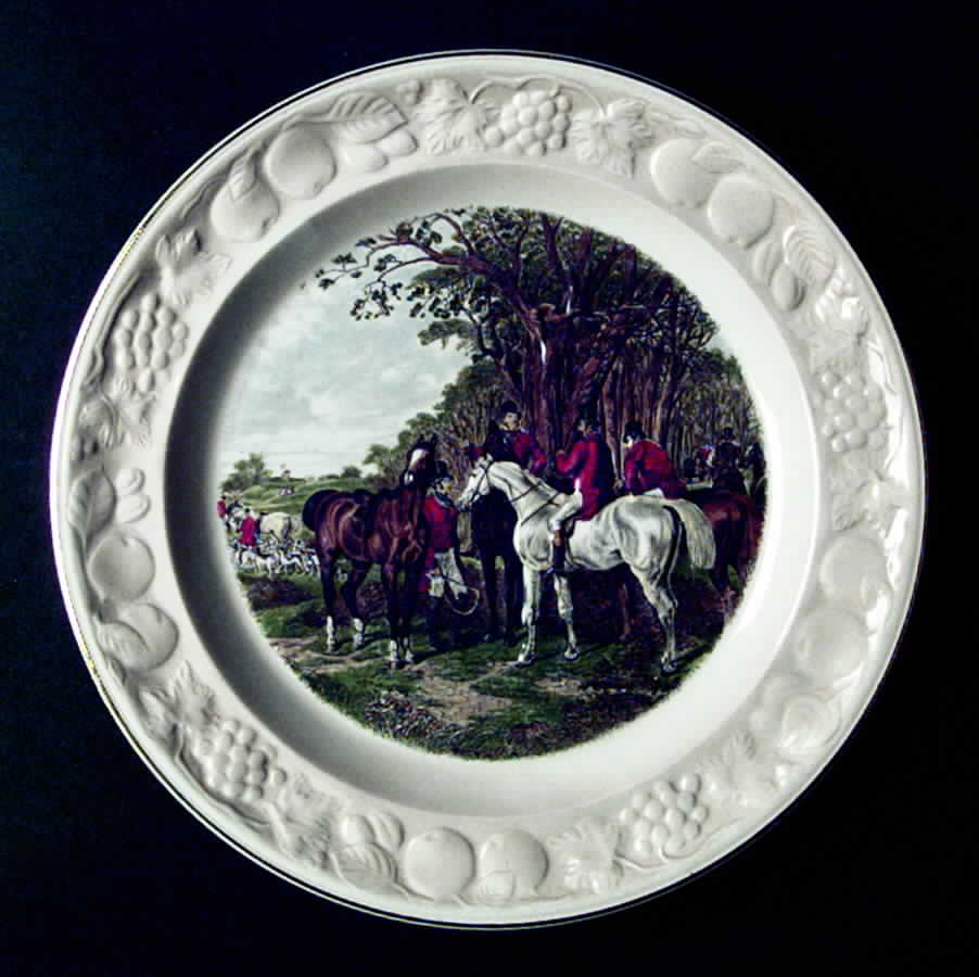 Famous Herring Hunting Scenes, The Dinner Plate by Palissy-1