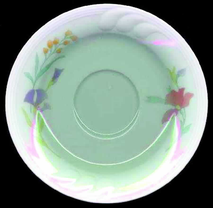 Avignon (Smooth) Saucer by Porcelaine Lafarge-1