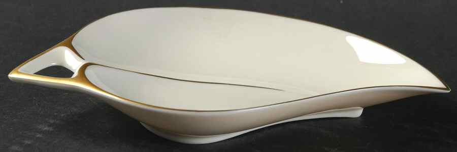 Gold Accent Mint Dish by Pickard-1