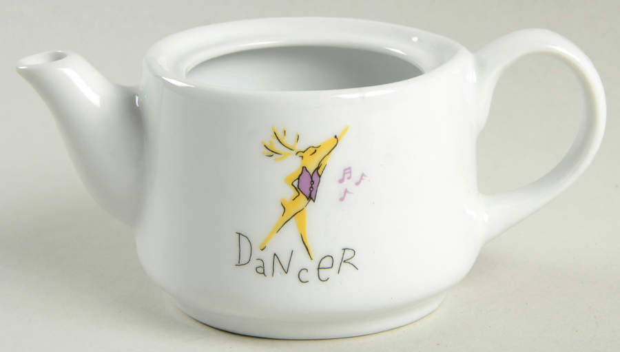 Reindeer Stackable Creamer by Pottery Barn China-1