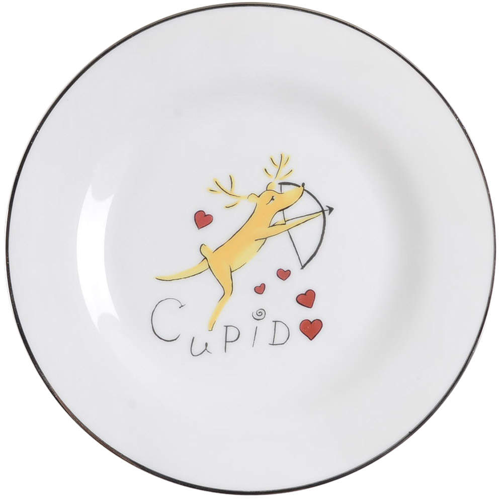 Reindeer Salad Plate by Pottery Barn China-1