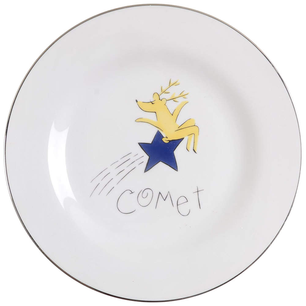 Reindeer Salad Plate by Pottery Barn China-1