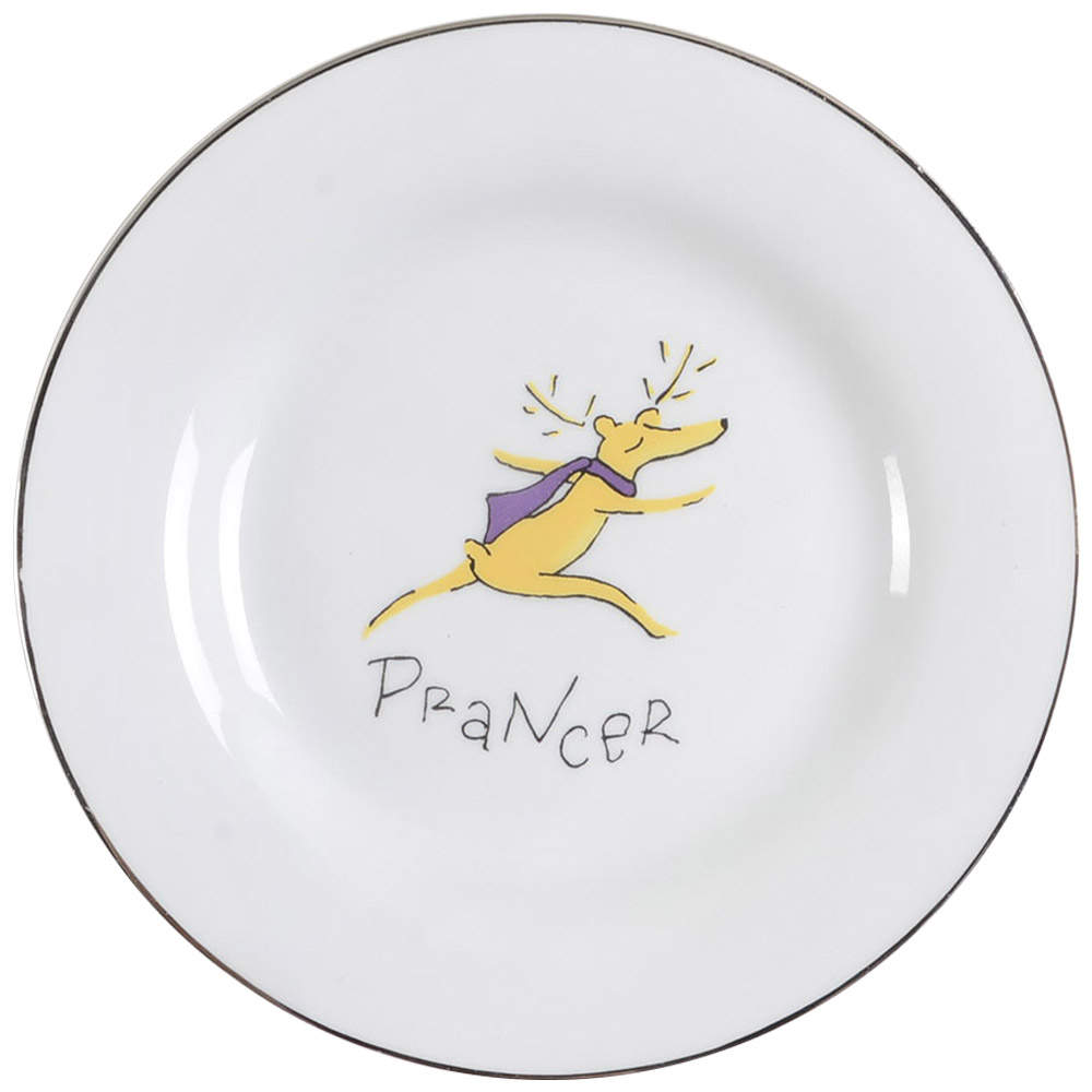 Reindeer Salad Plate by Pottery Barn China-1