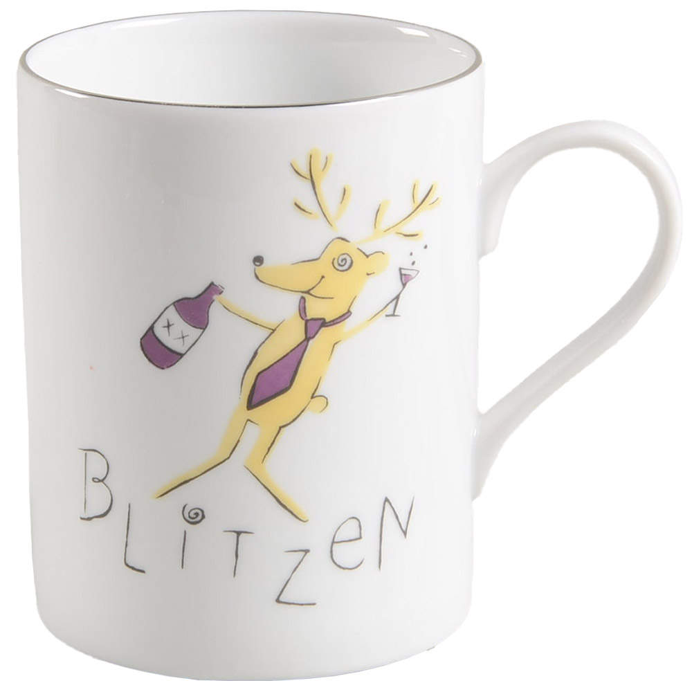 Reindeer Mug by Pottery Barn China-1