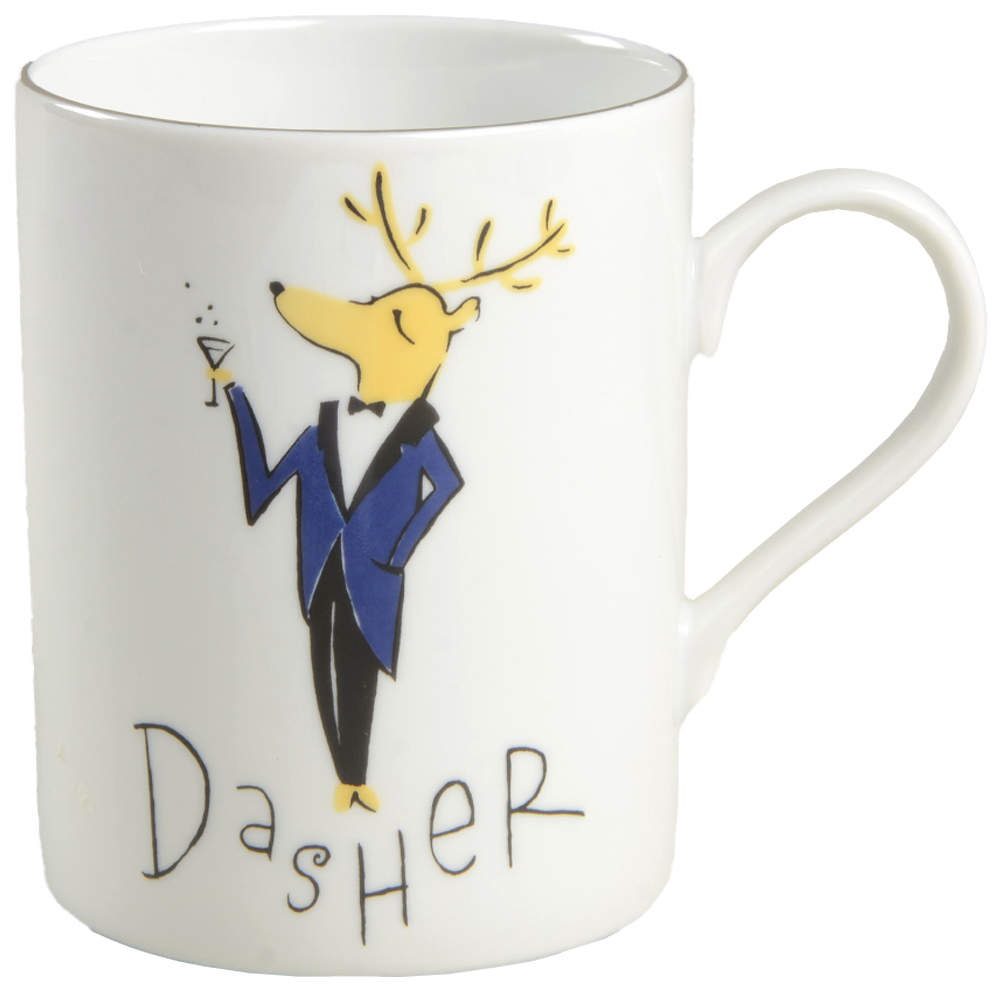 Reindeer Mug by Pottery Barn China-1