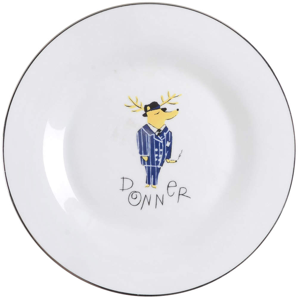 Reindeer Dinner Plate by Pottery Barn China-1