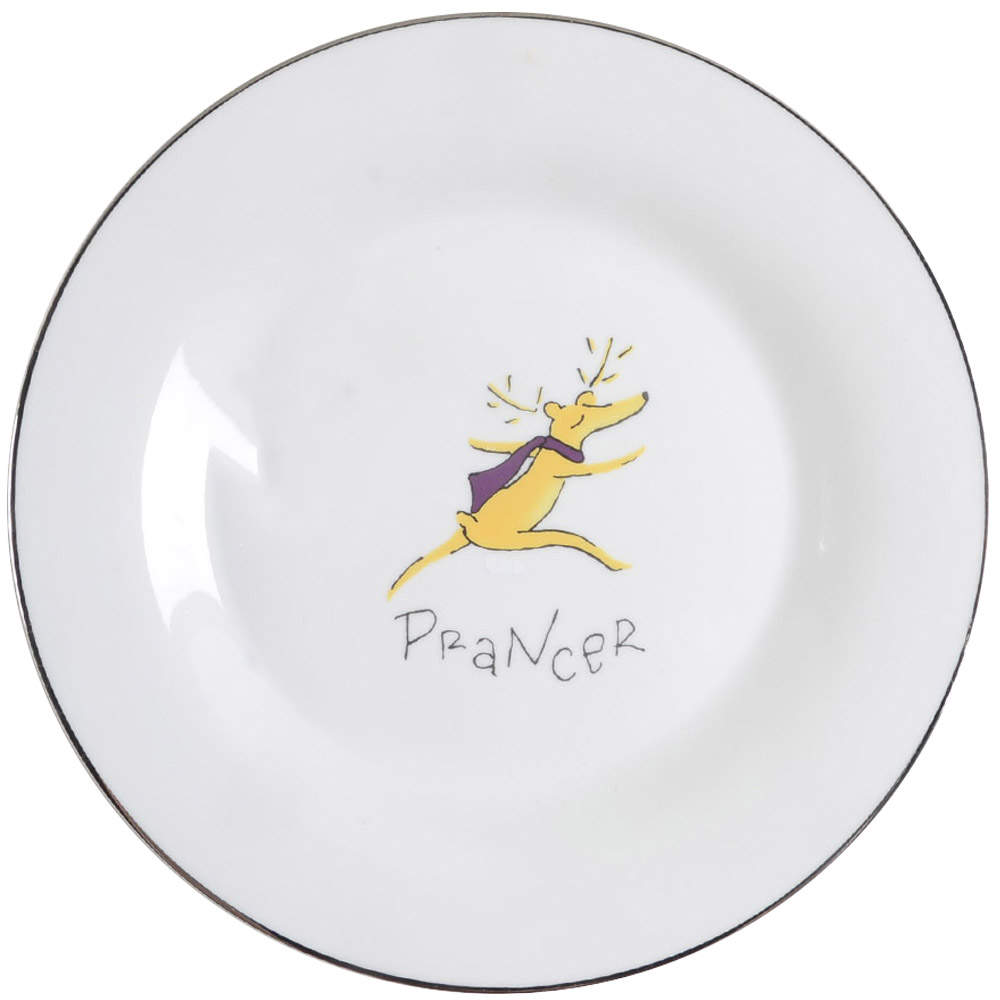 Reindeer Dinner Plate by Pottery Barn China-1