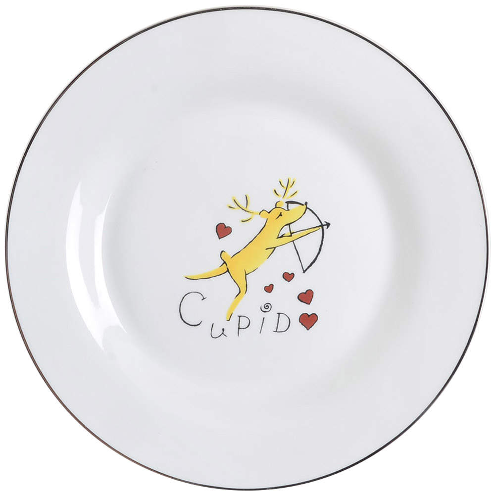 Reindeer Dinner Plate by Pottery Barn China-1