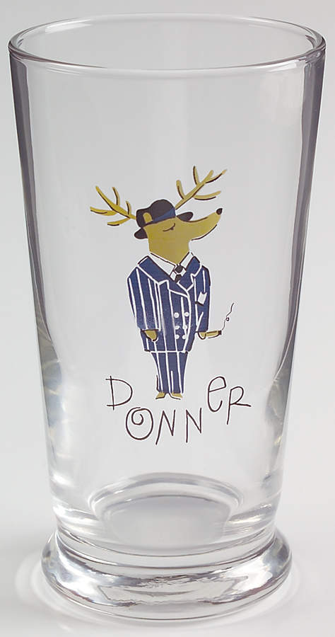 Reindeer 12 Oz Glassware Tumbler by Pottery Barn China-1
