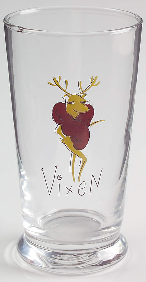 Reindeer 12 Oz Glassware Tumbler by Pottery Barn China-1