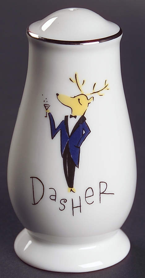 Reindeer Salt Shaker by Pottery Barn China-1