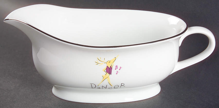 Reindeer Gravy Boat by Pottery Barn China-1
