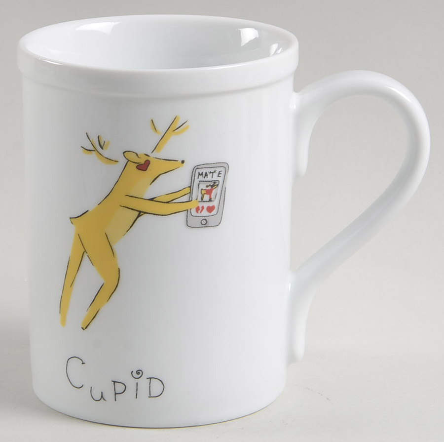 Reindeer Mug by Pottery Barn China-1