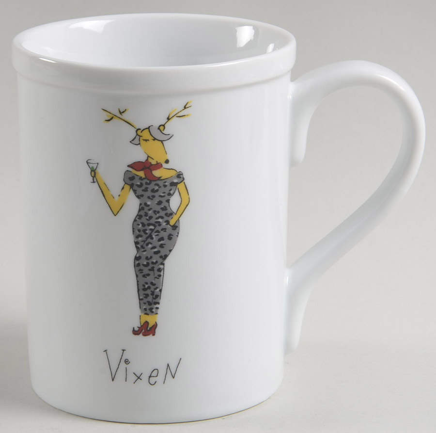 Reindeer Mug by Pottery Barn China-1