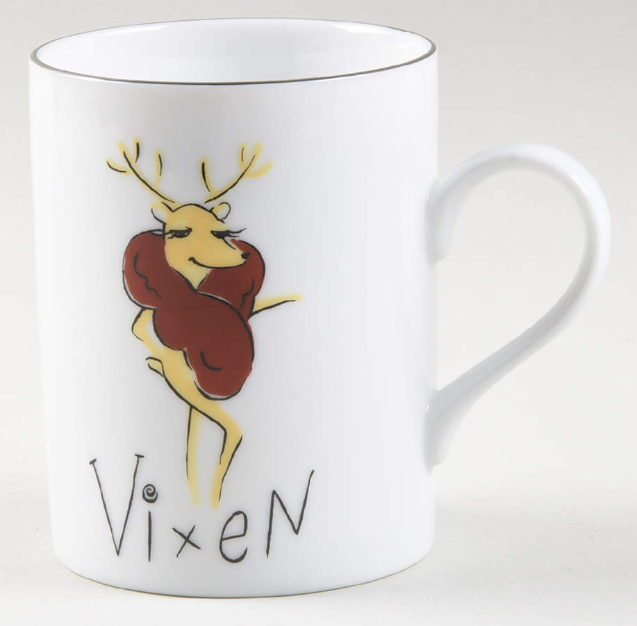 Reindeer Mug by Pottery Barn China-1