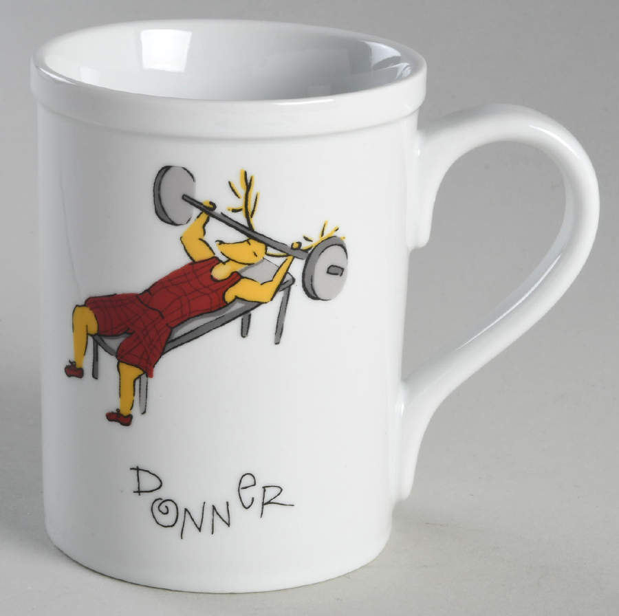 Reindeer Mug by Pottery Barn China-1