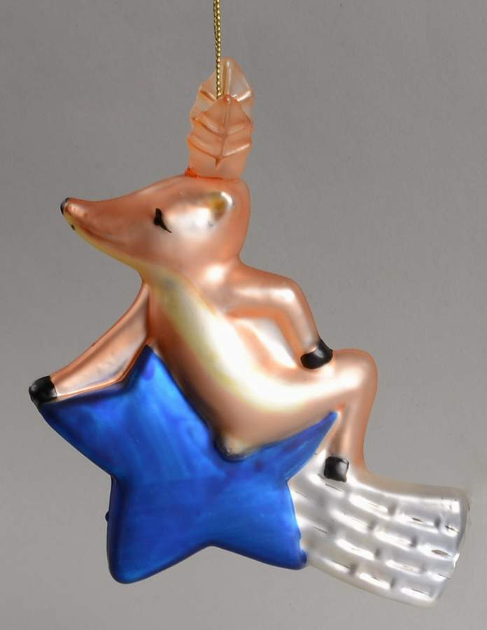 Reindeer Glassware Ornament by Pottery Barn China-1