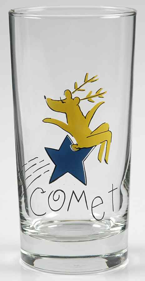 Reindeer 10 Oz Glassware Tumbler by Pottery Barn China-1
