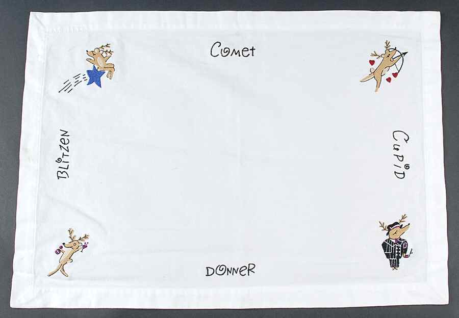 Reindeer Cloth Placemat by Pottery Barn China-1