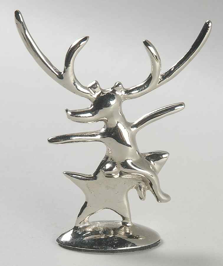Reindeer Metal Figural Place Card Holder by Pottery Barn China-1