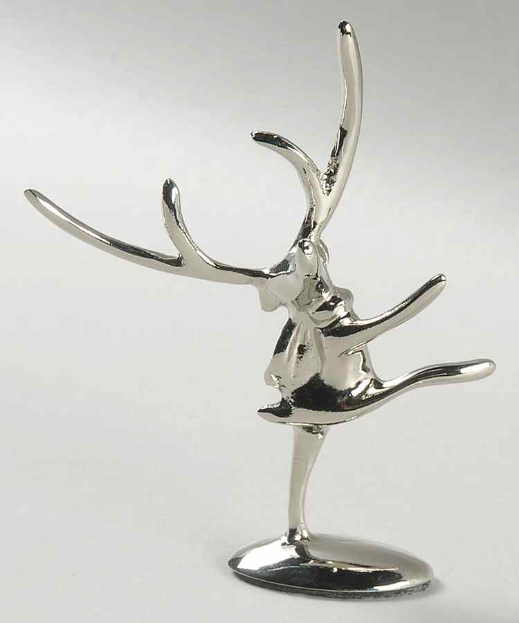 Reindeer Metal Figural Place Card Holder by Pottery Barn China-1