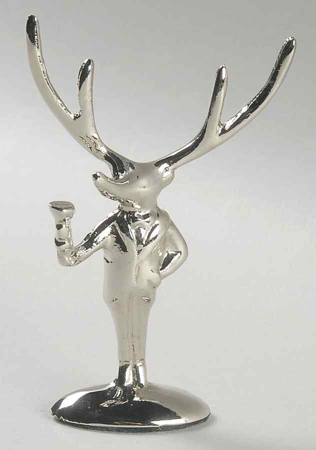 Reindeer Metal Figural Place Card Holder by Pottery Barn China-1