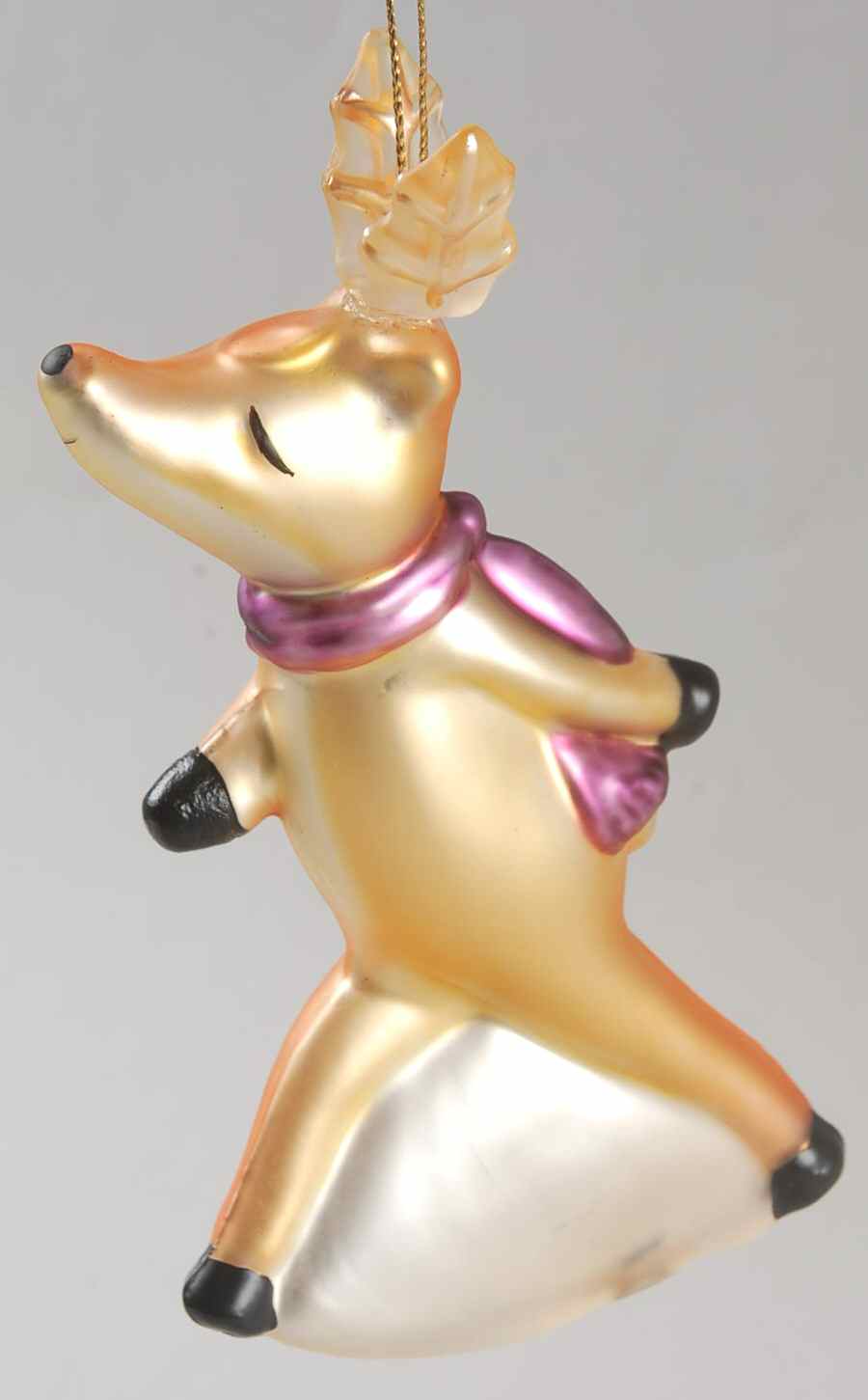 Reindeer Glassware Ornament by Pottery Barn China-1