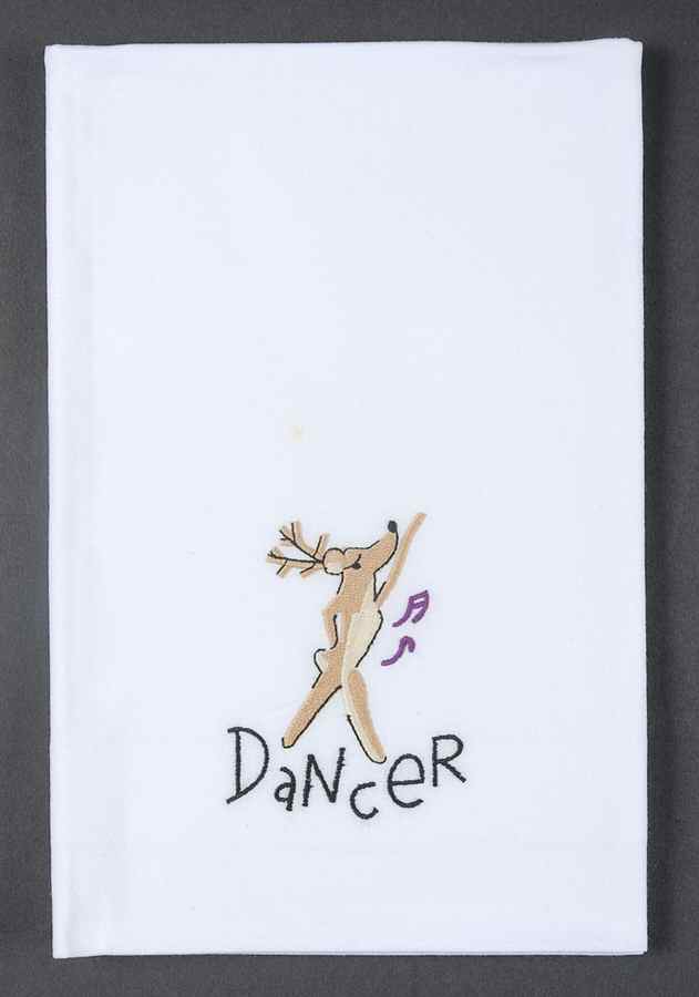 Reindeer Cloth Hand Towel by Pottery Barn China-1