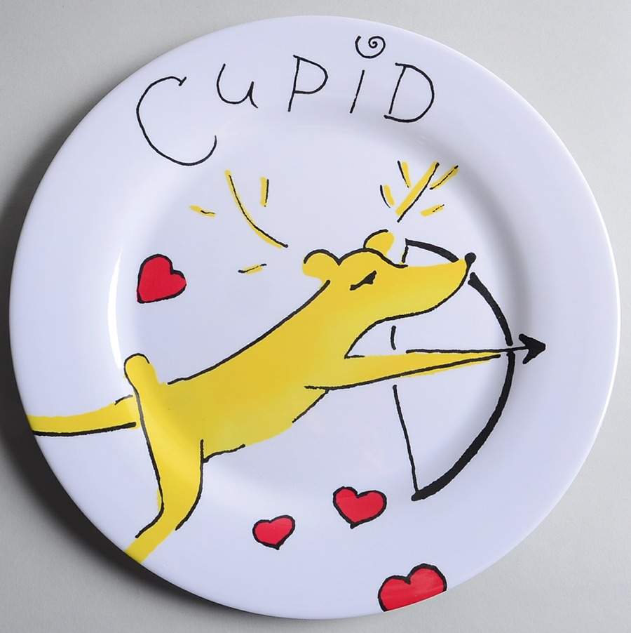 Reindeer Melamine Dinner Plate by Pottery Barn China-1