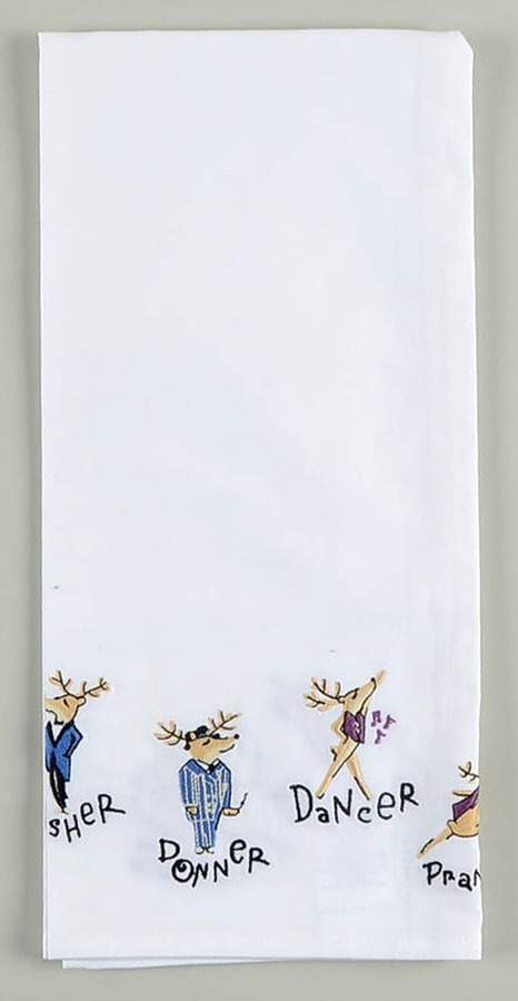 Reindeer Cloth Dish Towel by Pottery Barn China-1