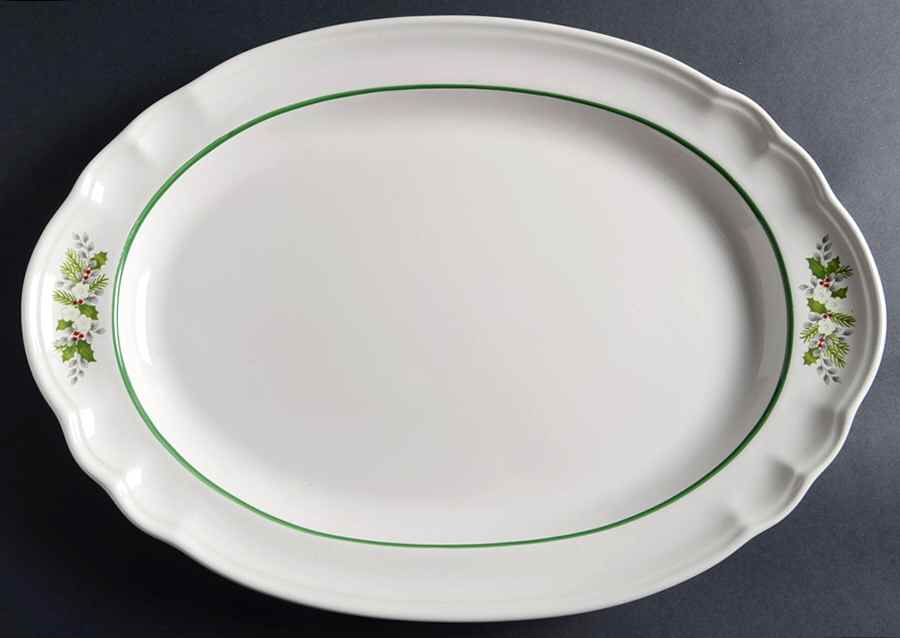 PFA25 14" Oval Serving Platter by Pfaltzgraff-1