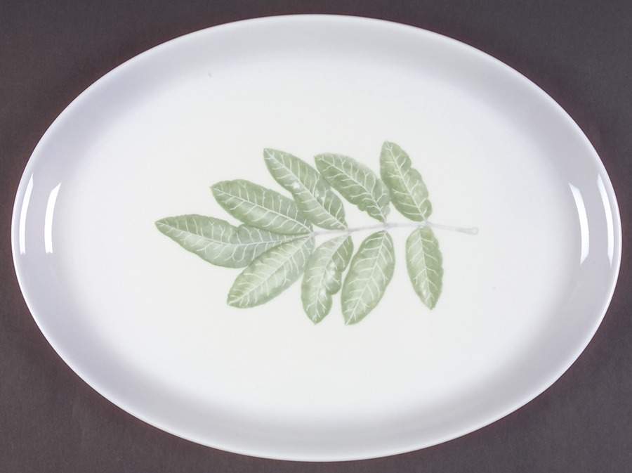 Seasons Leaves 14" Oval Serving Platter by Portmeirion-1
