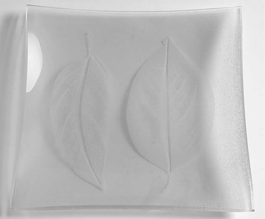 Seasons Leaves Glassware Salad Plate by Portmeirion-1