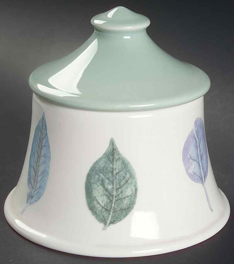 Seasons Leaves Oversize Sugar Bowl & Lid by Portmeirion-1