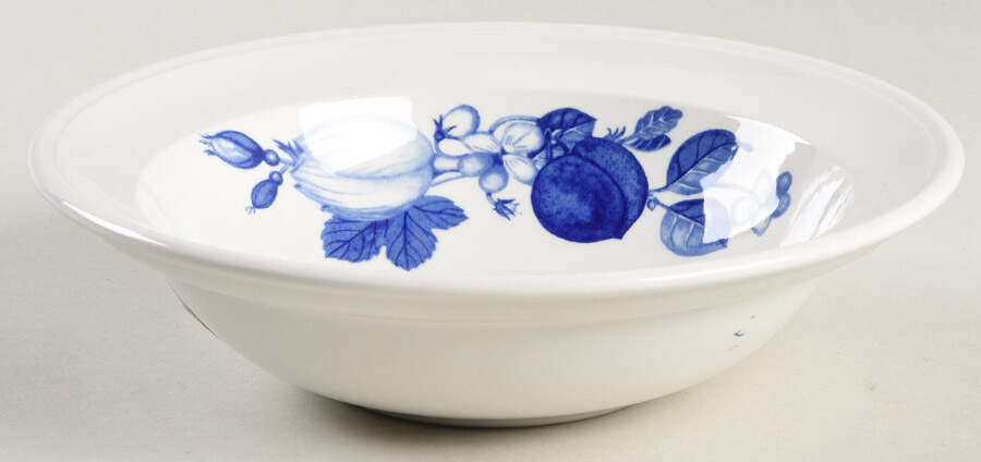 Harvest Blue Rim Cereal Bowl by Portmeirion-1